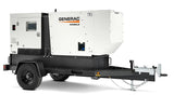 Generac | MDG75DF4-STD3, Trailer Mounted Mobile 68kw Diesel Generator, w/ John Deere Engine