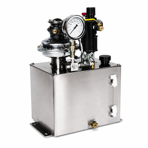 Sprague | S-439-JB-101 5 Gallon Reservoir Air Driven Power Unit, Bushing Pump, Lubricated | Part No. SPG-439-101-01